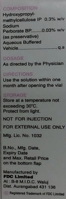 Moisol Z Bottle Of 5ml Eye Drops