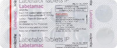 Labetamac 100mg Strip Of 10 Tablets