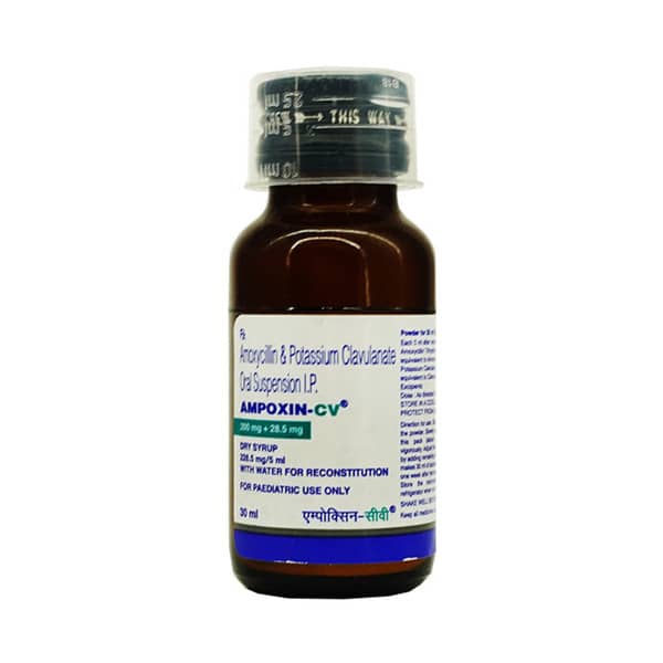 Ampoxin Cv Bottle Of 30ml Dry Syrup