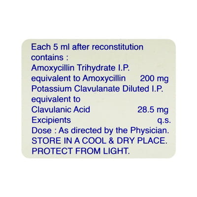 Ampoxin Cv Bottle Of 30ml Dry Syrup