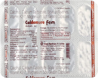 Caldemure Fem Strip Of 10 Capsules