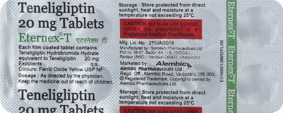 Eternex T 20mg Strip Of 10 Tablets