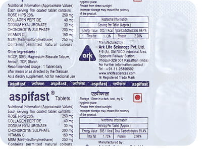 Aspifast Strip Of 10 Tablets