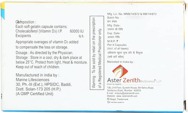 Aster D3 60K Capsule