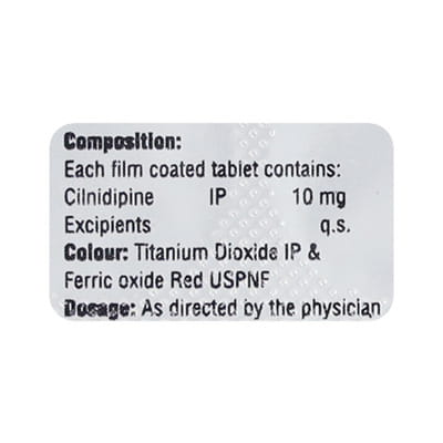 Cilicad 10mg Strip Of 10 Tablets