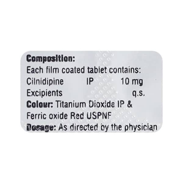 Cilicad 10Mg Strip Of 10 Tablets