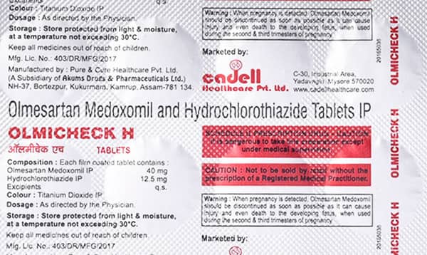 Olmicheck H Strip Of 10 Tablets