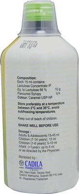 Cadilose Delicious Lemon Flavour Sugar Free Bottle Of 450ml Oral Solution