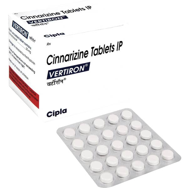 Vertiron 25mg Strip Of 25 Tablets