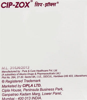 Cip Zox Strip Of 10 Tablets