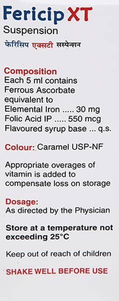 Fericip Xt Bottle Of 150ml Suspension