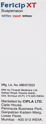 Fericip Xt Bottle Of 150ml Suspension