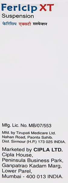 Fericip Xt Bottle Of 150ml Suspension