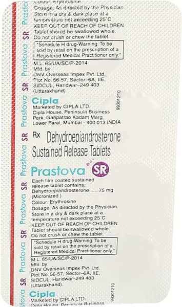 Prastova Sr 75Mg Strip Of 7 Tablets