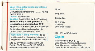 Prastova Sr 75mg Strip Of 7 Tablets