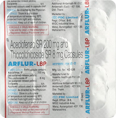 Arflur Lbp Strip Of 5 Capsules