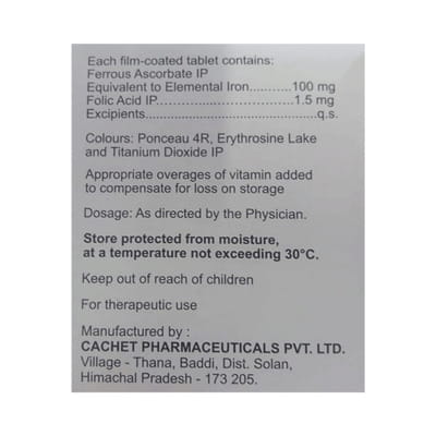 Hemoferol Xt Strip Of 10 Tablets