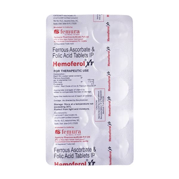 Hemoferol Xt Strip Of 10 Tablets