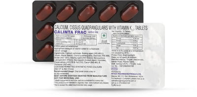 Calinta Frac Strip Of 15 Tablets