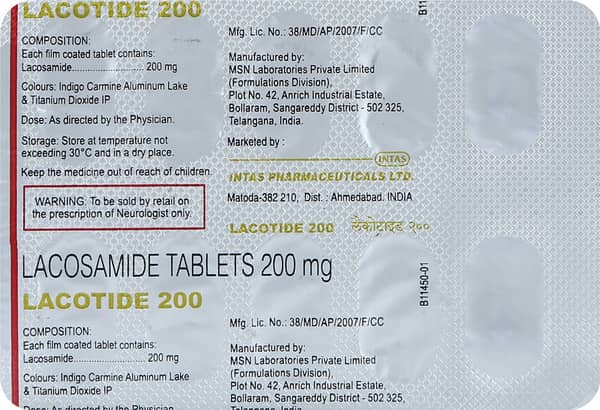 Lacotide 200mg Strip Of 10 Tablets