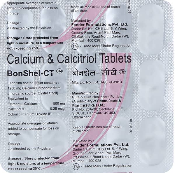 Bonshel Ct 500mg Strip Of 15 Tablets