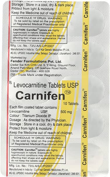 Carnifen 500Mg Tablet