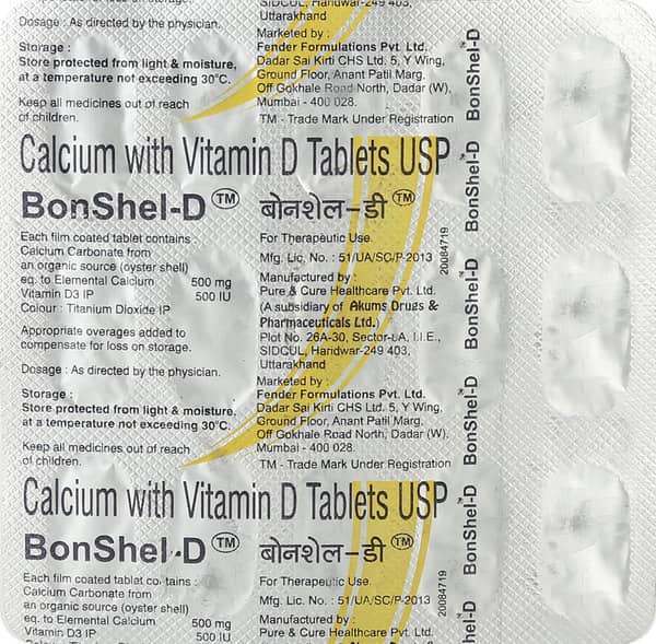Bonshel D Strip Of 15 Tablets