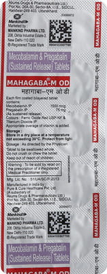 Mahagaba M Od Strip Of 10 Tablets