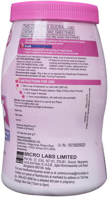 Micro Mom Vanilla Powder 200gm