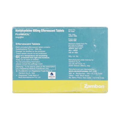 Fluimucil 600mg Strip Of 6 Tablets