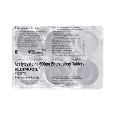 Fluimucil 600mg Strip Of 6 Tablets