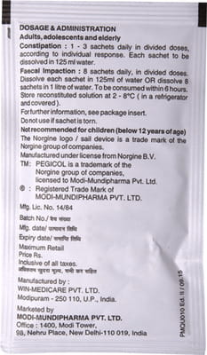Pegicol Sachet Of 13.81gm Oral Powder