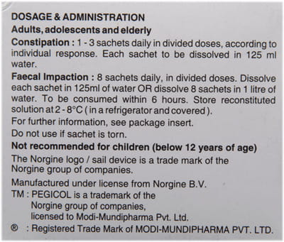 Pegicol Sachet Of 13.81gm Oral Powder