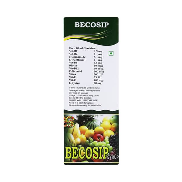 Becosip Bottle Of 200ml Syrup