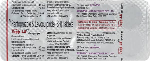 Topp Ls Strip Of 10 Tablets