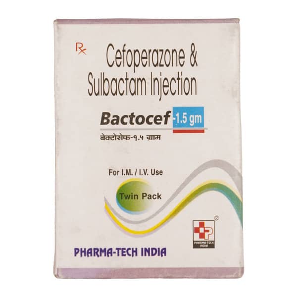 Bectacef Injectable Bactocef 1.5gm Dry Vial Of 1 Powder For Injection: Uses, Side Effects ...