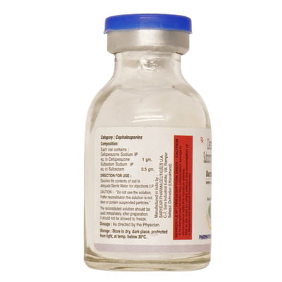 Bactocef 1.5gm Dry Vial Of 1 Powder For Injection