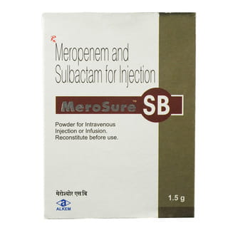 Merosure Sb 1.5Gm Dry Vial Of 1 Powder For Injection