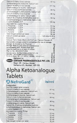 Nefrogard Strip Of 10 Tablets