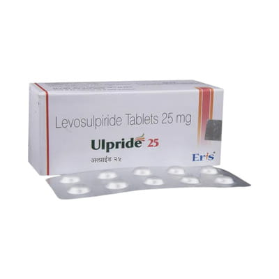 Ulpride 25mg Strip Of 10 Tablets