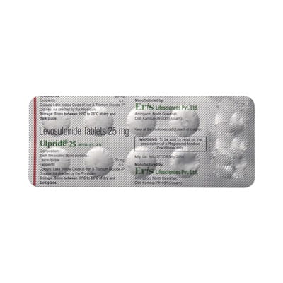 Ulpride 25mg Strip Of 10 Tablets