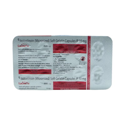 Lacne 10mg Strip Of 10 Capsules