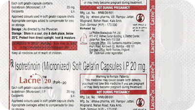 Lacne 20mg Strip Of 10 Capsules