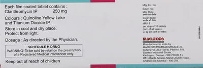 Clarigard 250mg Strip Of 10 Tablets