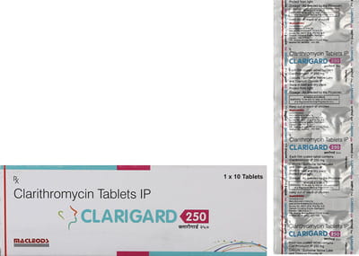 Clarigard 250mg Strip Of 10 Tablets