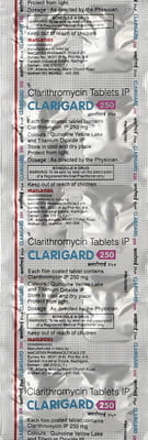 Clarigard 250mg Strip Of 10 Tablets