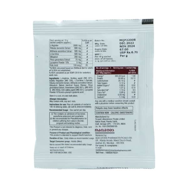 Mac Q 10 Plus Sachet Of 10gm Oral Powder