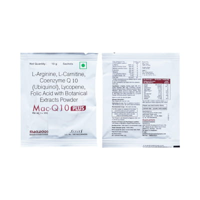 Mac Q 10 Plus Sachet Of 10gm Oral Powder