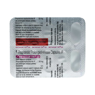 Betacap Tr 20mg Capsules