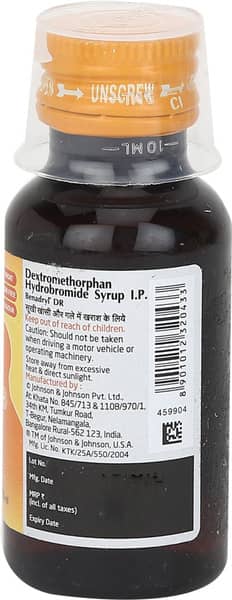 Benadryl Dr Bottle Of 50ml Syrup